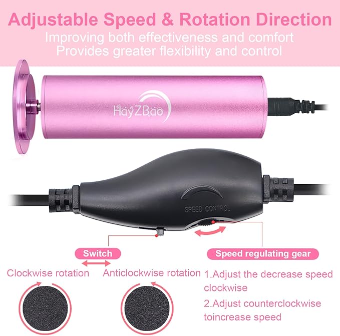 Electric Foot File - Callus Remover for Feet,Adjustable Speed Foot Scrubber with 60 Pcs Sandpaper Discs,Professional Pedicure Tool for Dead Skin and Calluses - Matte Purple