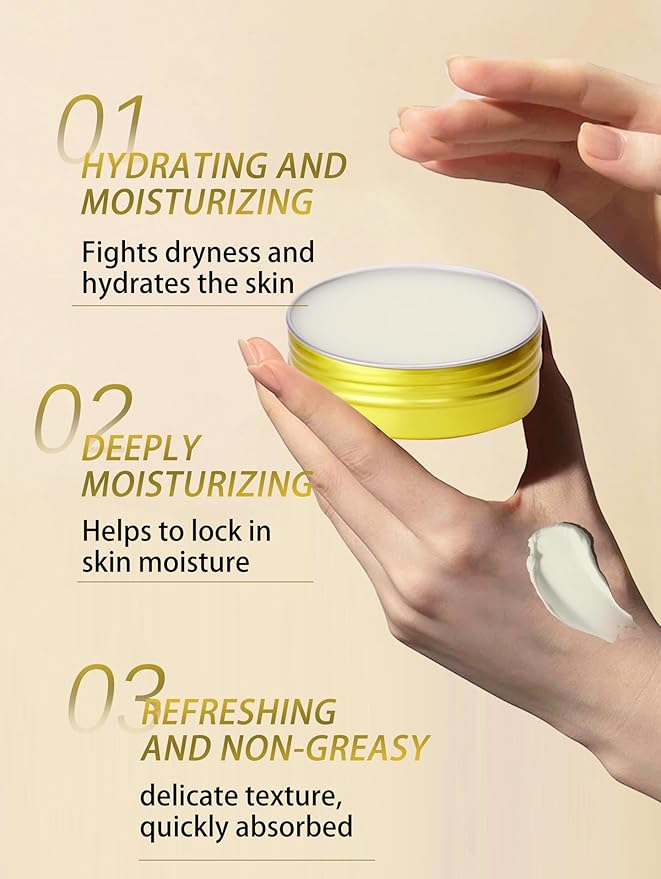 Body Butter Cream, Nourishes Moisturizes Dry Skin, Anti-Drying Anti-Cracking, Quickly Absorbed Non-sticky Improving Skin Elasticity for All Skin (Body Butter, 100 g)