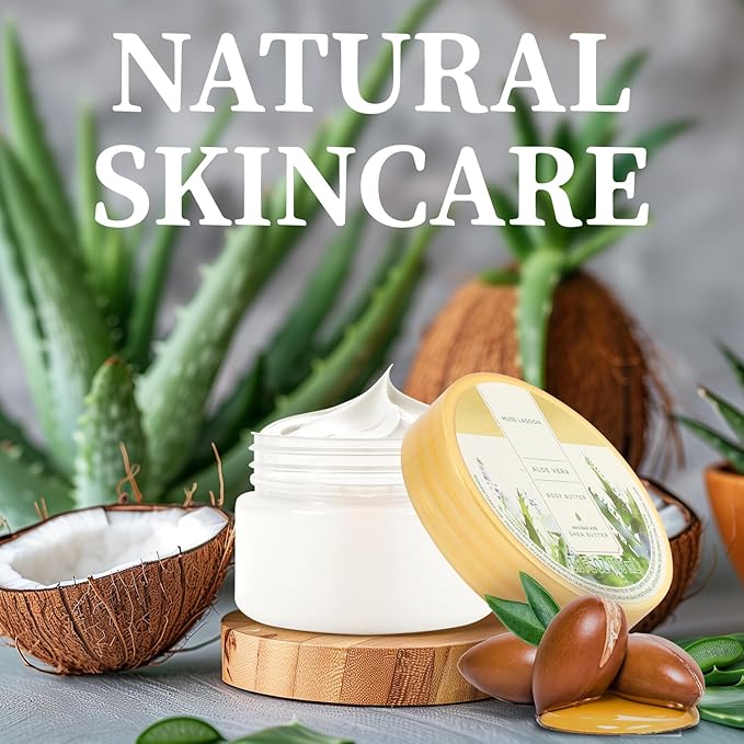 Princess Belle After Sun Body Butter, Shea Body Butter, Body Moisturizer for Dry Skin, After Sun Care, After Sun Moisturizer for Women