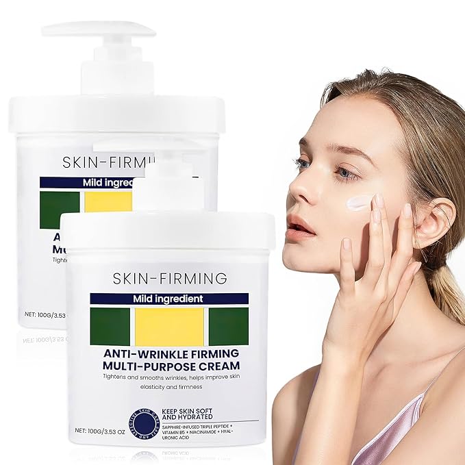 Advanced Firming & Wrinkle-Reducing Cream -Skin Firming Rejuvenating Cream, Skin Firming Rejuvenating Serum Deep Hydration, Skin Firming Rejuvenation for All Skin Types (3.52 Fl Oz, 2PCS)
