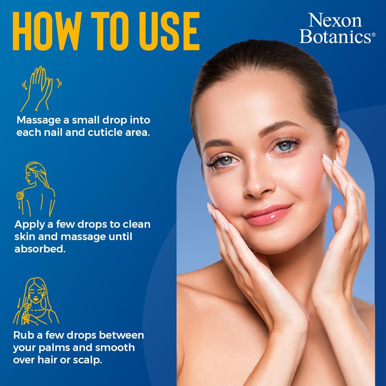 Pure Vitamin E Oil 30,000 IU, 8 fl oz - Cold-Pressed, Hexane Free, Natural Moisturizer for Skin & Face - Supports Scar & Stretch Mark Care by Nexon Botanics