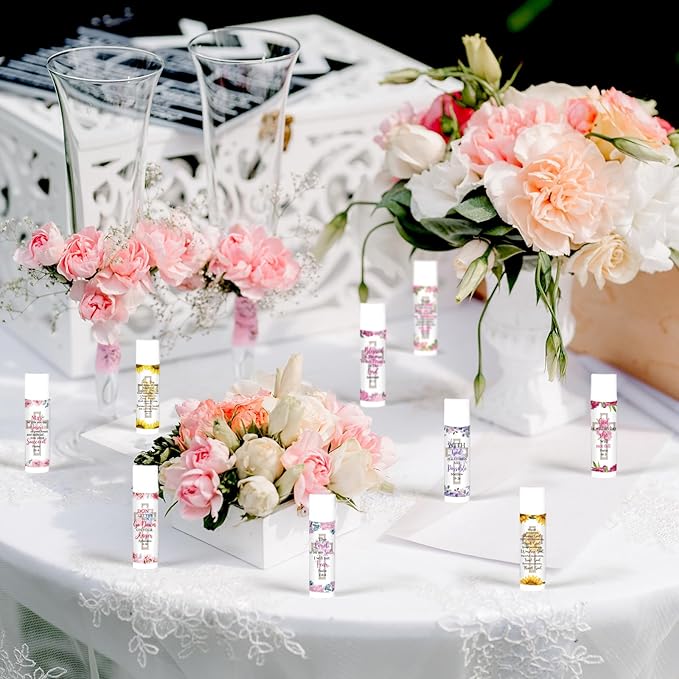 50 Pack Christian Lip Balm Bulk, Religious Bible Lip Care, Moisturizing and Nourishing Lip Balm for Christian Gifts and Party Favors for Guests