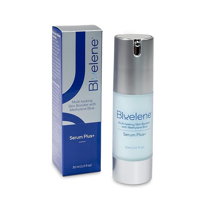 Serum Plus+ infused with Methylene Blue, Hyaluronic Acid, NextGen Vit C, and Aloe Vera. Suitable for Sensitive Skin