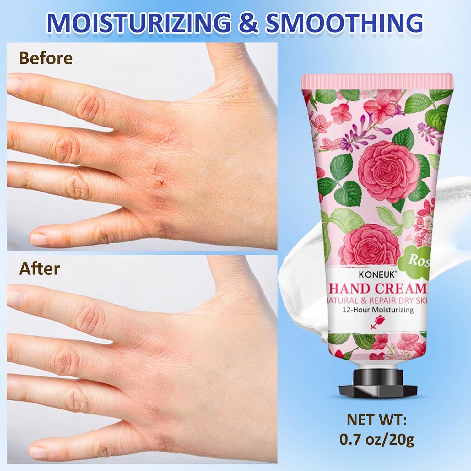 32 Pack Hand Cream Gift for Women, Bulk Hand Lotion Travel Size for Dry Cracked Hands, Mini Moisturizing Hand Cream for Mom Gifts, Teacher Gifts, Thank You Gifts and Bridal Shower Favors