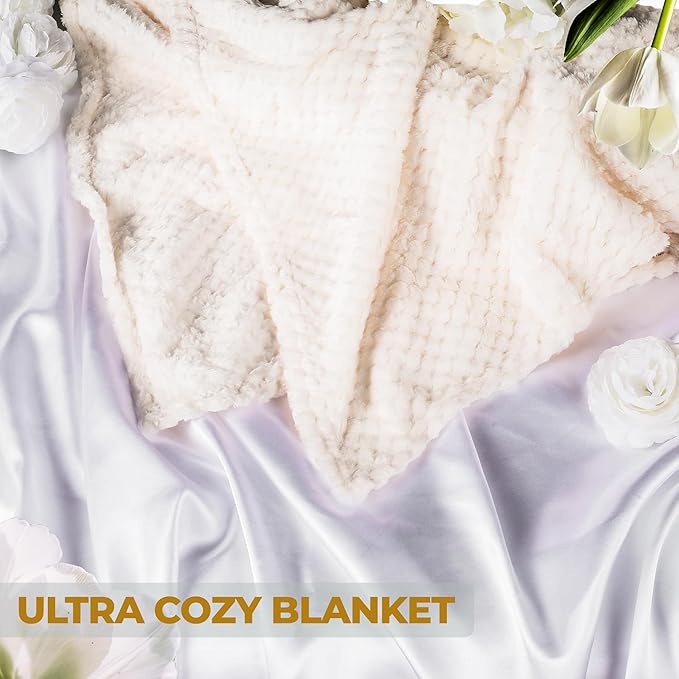 Birthday Gifts For Women, Self Care Gifts For Women - Jade Roller, 10 in 1 Spa Basket Care Package, Get Well Soon Gifts w/ Plush Blanket, Relaxing Spa Gift Basket, Birthday Gift Basket For Mom Wife