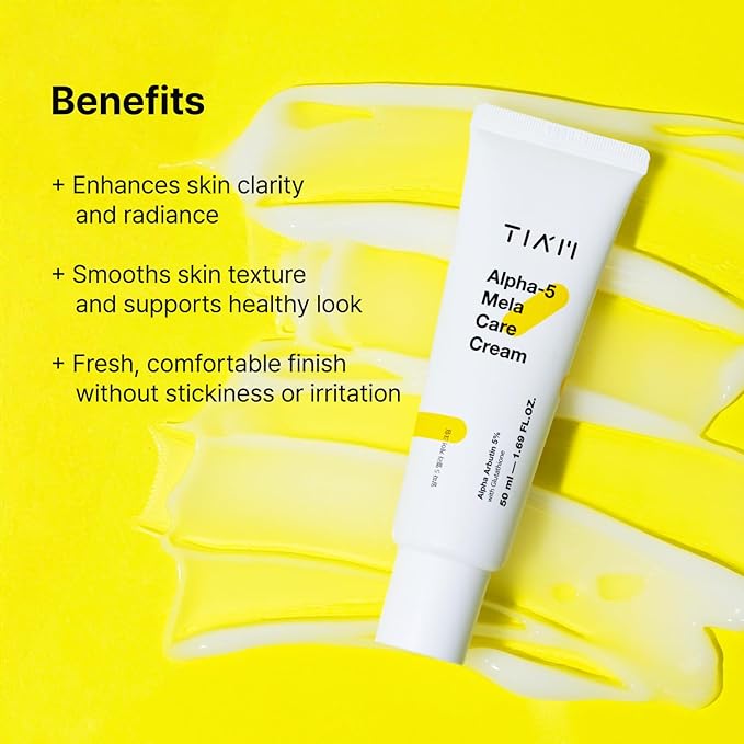 TIAM Radiance Boost Duo: Vitamin C24 Surprise Serum & Alpha-5 Mela Care Cream, Korean Skin Care Set