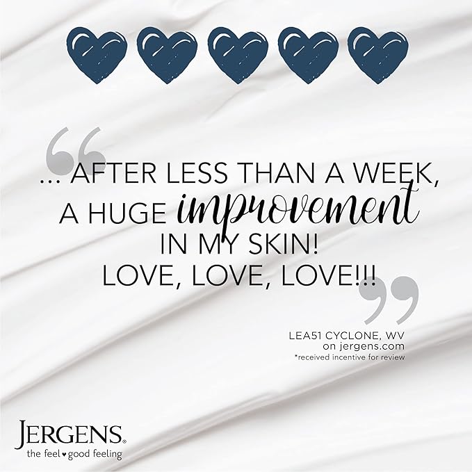 Jergens Skin Firming Body Lotion for Dry to Extra Dry Skin, Skin Tightening Cream with Collagen and Elastin, Dermatologist Tested, Hydralucence Blend Formula, 16.8 Oz, Pack of 3