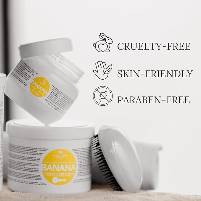 Kallos KJMN Keratin Regenerating Hair Mask with keratin and milk protein for dry, damaged and chemically treated hair 275 ml - 9,3 Fl Oz