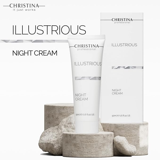 '-CHRISTINA- Illustrious Night Cream with Retinol and Vitamin E | Night Cream for Face Rejuvenates and Moisturizes the Skin | Suitable for All Skin Types 50ml / 1.7 fl.oz