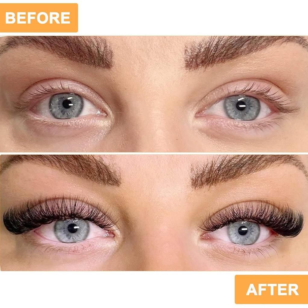 B&Qaugen Lash Clusters 30D+40D-C-12-18MIX Individual Lashes 280 Clusters False Eyelash 9-16MIX DIY Eyelash Extensions at Home (30D+40D,C-12-18MIX)