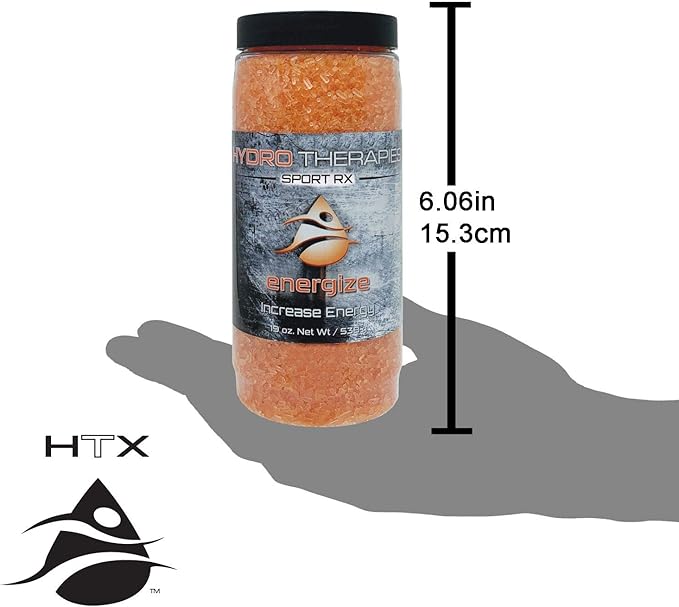 InSPAration 7492 HTX Energize Therapies Crystals for Spa and Hot Tubs, 19-Ounce, Orange
