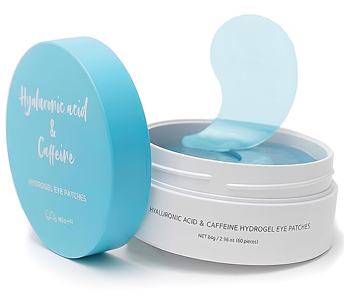 Under Eye Patches for Dark Circles, Puffiness - Eye Bag, Wrinkle Treatment Gel Mask - Caffeine Hyaluronic Acid Niacinamide - Brightening Hydrating - Korean Skincare, Birthday Gift for Women, 30Pairs