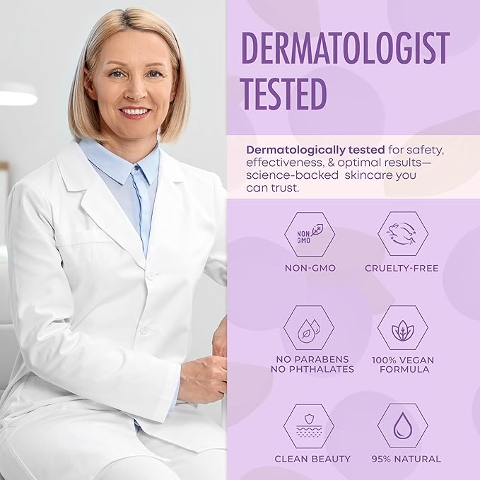 Collagen & Vitamin E Serum - Dermatologist Tested, Anti-Aging, Hydrates, Reduces Wrinkles, Clean Beauty, Cruelty-Free Korean Skin Care for All Skin Types - 1.69 fl. oz