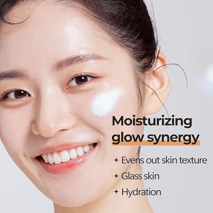 Fabyou Glass Skin Duo Rice Glow Foam Toner + Retinol Peptide Youthful Serum After-Cleansing for Gentle Facial Care, Korean Skincare Set