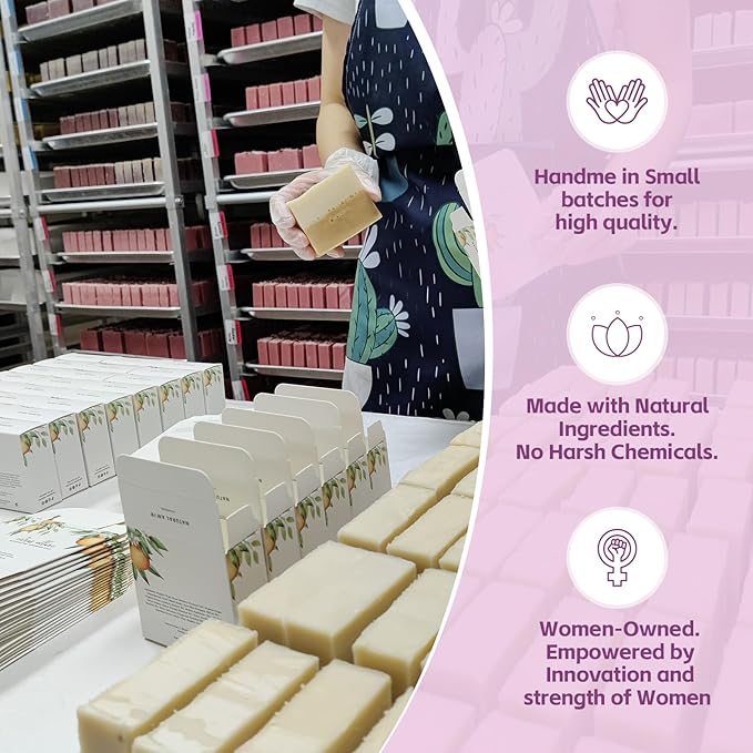 Natural Amor Relaxing Rose Spa Gifts for Women,Luxurious Bath Gift for her, 6pc Bath & Body Gift