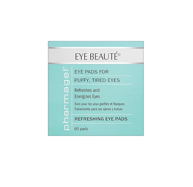 Pharmagel Complexe Eye Beaute Treatment Pads | Herbal Solution | Under Eye Bags and Puffy Eyes Treatment | Pads for Tired, Swollen, and Sagging Eyes - 60 Count
