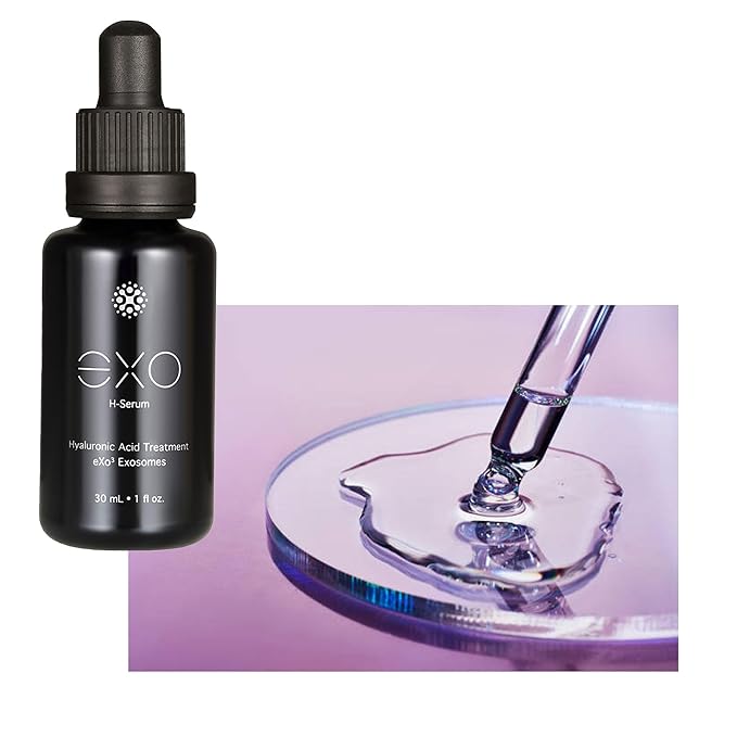 EXO SKIN SIMPLE - EXO H-SERUM™ Exoceuticals Hyaluronic Acid Treatment | Serum for Hydration | Innovative Exosome Skincare Solutions | 30ML (1 fl oz.)