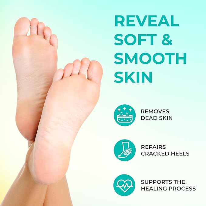 Happy Feet Foot Peel Mask, 03 Packs Original Exfoliant Foot Peel Mask, Callus Remover for Rough Cracked Dry Feet Dead Skin, Gift for Mom Dad