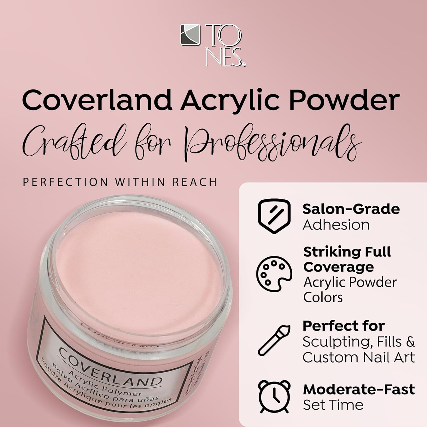 Coverland Acrylic Powder 3.5oz "Goyave" - Limited Edition