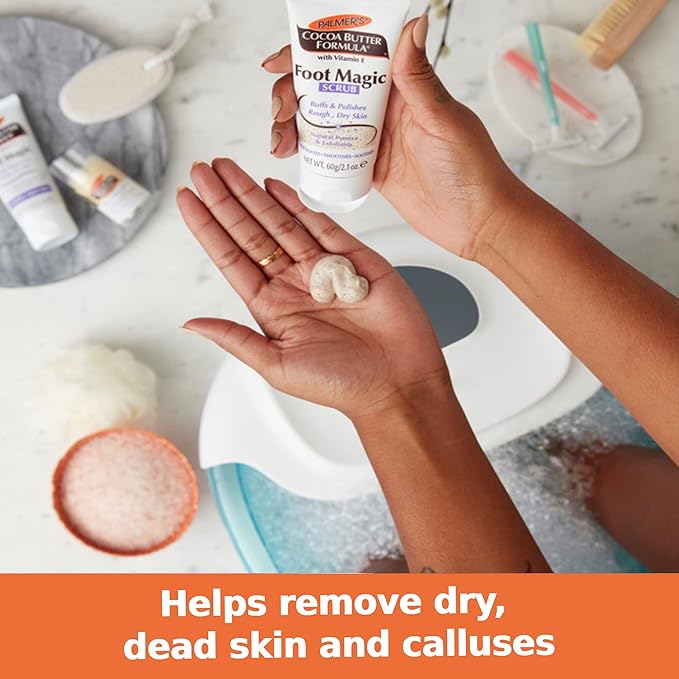 Palmer's Cocoa Butter Formula Foot Magic Scrub, 2.1 Ounce