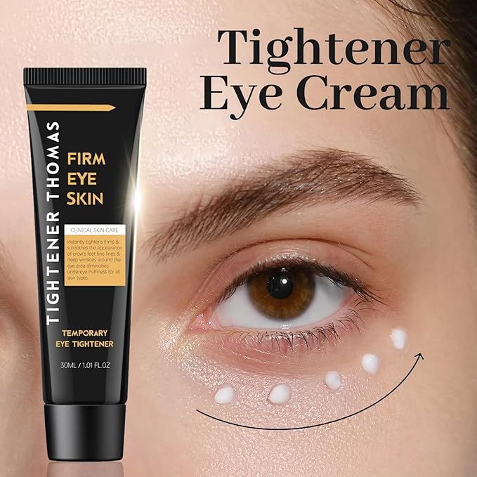 TLM Instant Face Tightener-fast-acting eye firming cream, used to reduce eye puffiness, dark circles and tighten the delicate skin under the eyes(2PCS)