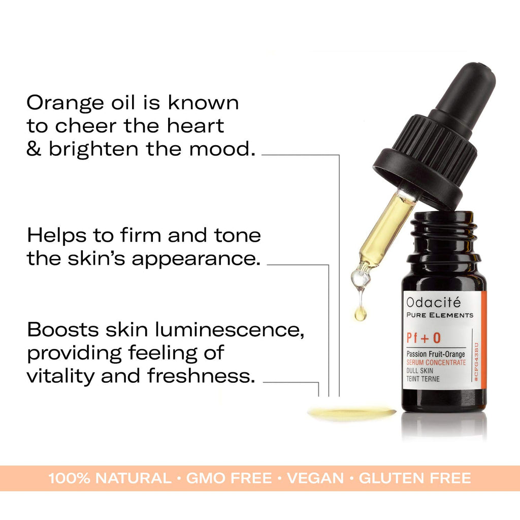Odacité Hydrating Serum Concentrate with Passion Fruit & Orange - Face Serum Revitalizes & Illuminates the Appearance of Dull Skin for Radiance & Glow - Firms & Tones Skin - 0.17 fl. Oz.