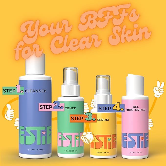 InstaNatural BESTIES Gentle Teen Face Serum | with Vitamin C, Hyaluronic Acid, Sea Buckthorn Oil | for Uneven Tone, Hydration, Smoothness | Simple Skincare for Healthy Skin (for All Skin Types)