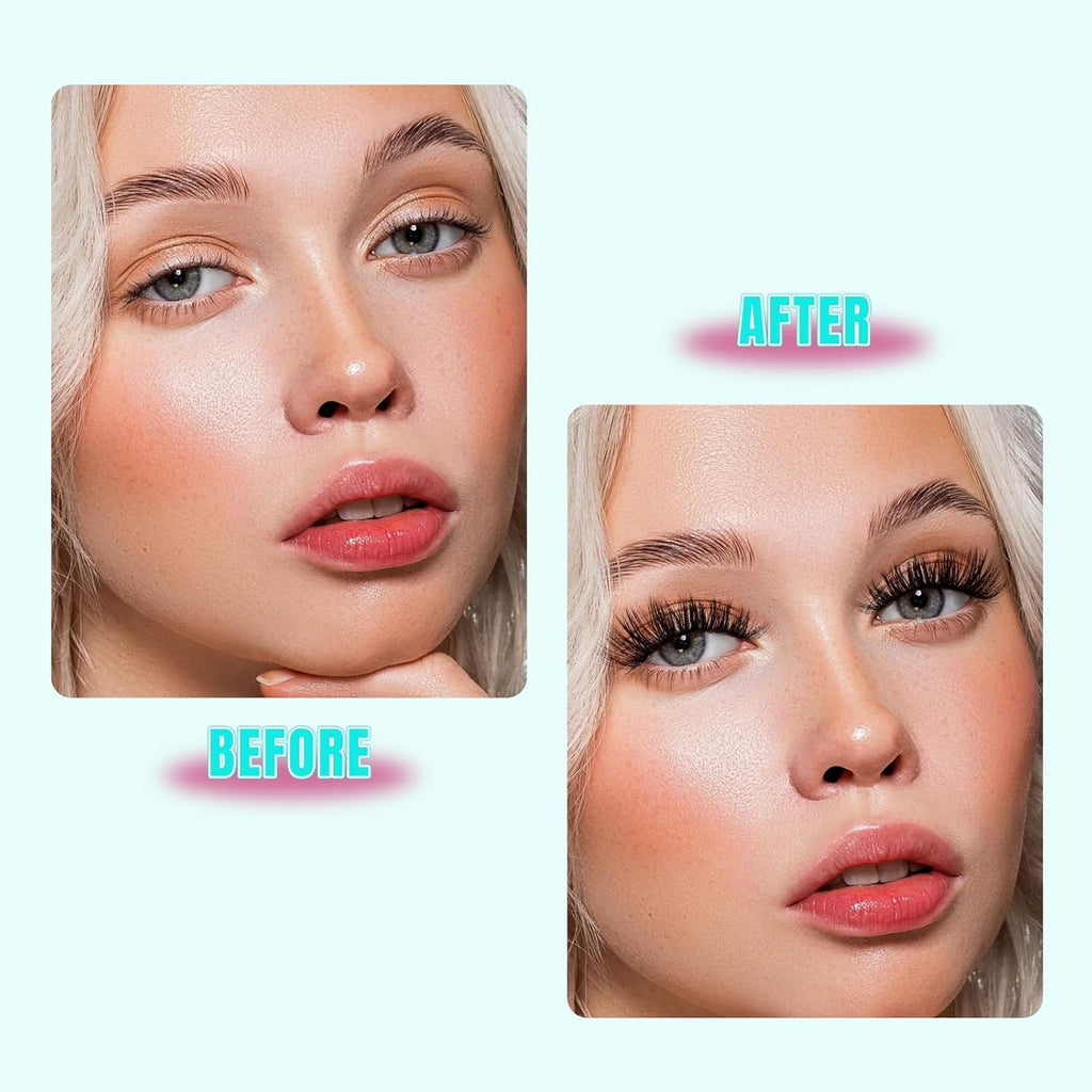 Lash Clusters 320Pcs 100D Eyelashes Cluster D Curl Individual Wispy Lashes Cluster for DIY Cluster Eyelash Extensions at Home for Beginners (Mix10-16mm)