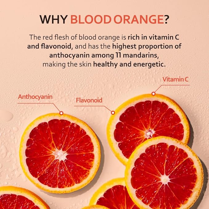 T'else Red Orange Niacinamide Serum 30ml, 1.05 Fl.oz, Blemish and Skin Flaws Improvement, Moisturizing Gel Formula Lotion, Rich Vitamin & Panthenol Facial Care, Smooth Skin Texture, Korean Skin Care