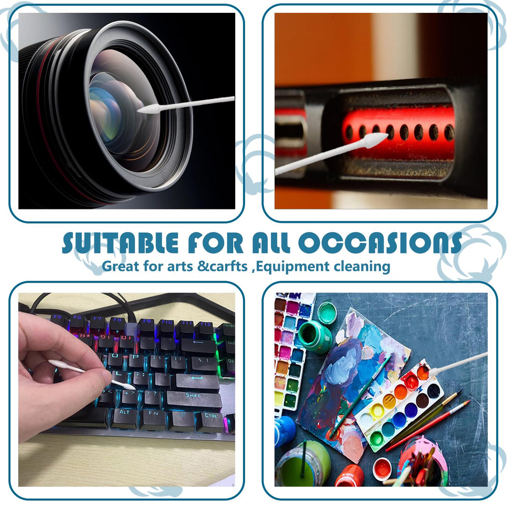 Precision Tip Cotton Swabs/Double Pointed Cotton Buds for Makeup 800pcs