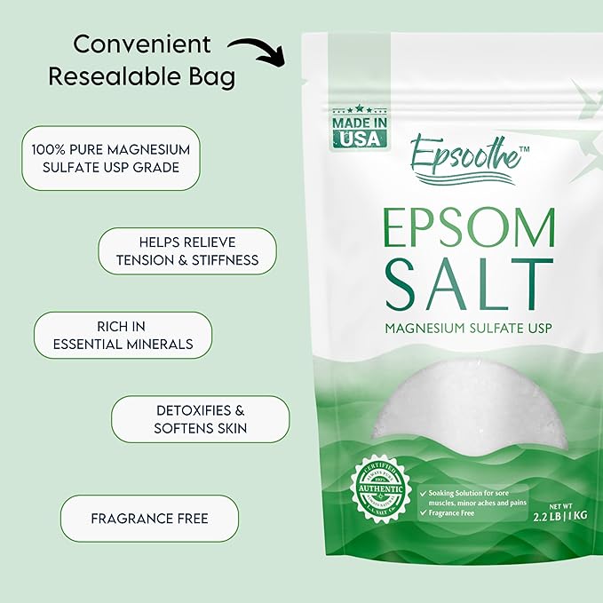 Epsom Salt + Magnesium Flakes Bundle (Pouches)
