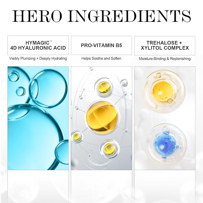 ZealSea Hyaluronic Acid Serum for Face 2 x 30ml, Facial Serum 2% Pure Hyaluronic Acid with Vitamin B5, Anti-Aging Skin Care Day & Night Hydrating Serum for Sensitive Skin and Dry Skin