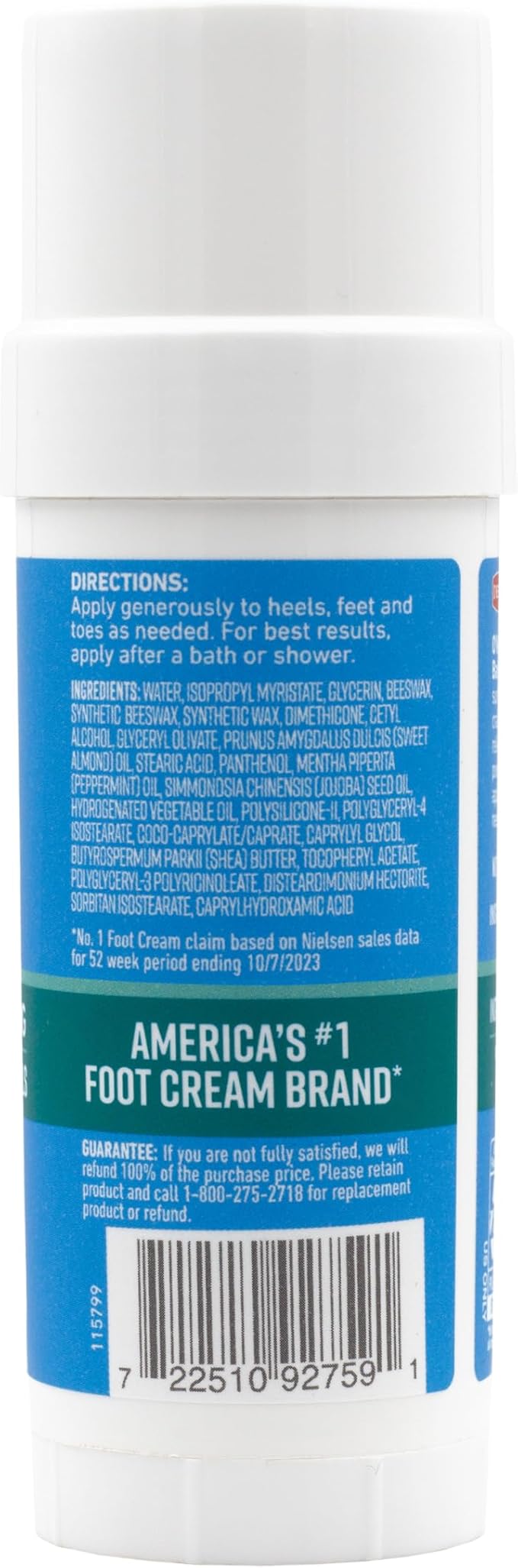 O'Keeffe's for Healthy Feet Intensive Healing Balm; Guaranteed Relief for Extremely Dry; Cracked Feet; Heel Balm that Instantly Fills Dry; Cracked Heels; 2.2oz Balm Stick; (Pack of 1)