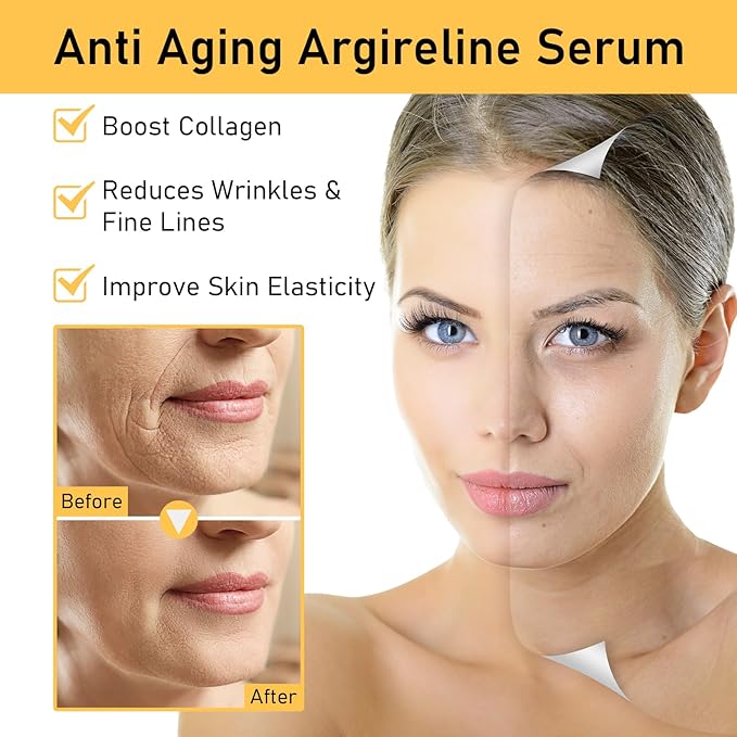 Argireline Serum For Oily Skin, Advanced Anti-Wrinkle Facial Serum For Women, 30 ML/ 2 PCS Moisturizing Argireline 10% Solution For Face, Argireline Peptide.