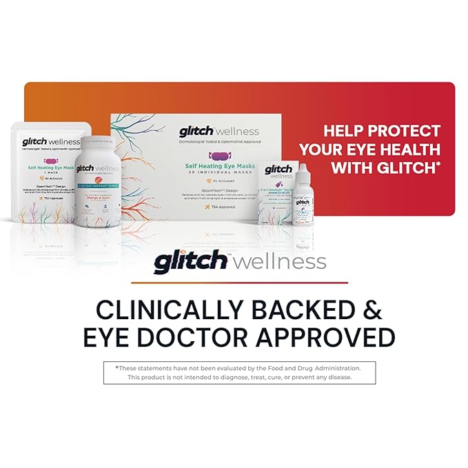 Self Heating Eye Mask - Steam Eye Mask for Dry Eyes, Soothing Relief, Stress Reduction - Disposable Warm Eye Compress Moist Heat