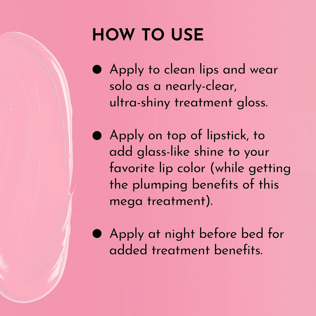 Lawless Forget the Filler Lip Plumping Line Smoothing Gloss - Strawberry Shortcake - Premium Volumizing Lip Gloss with Natural Ingredients Designed to Plump, Firm, and Hydrate Lips 0.11 oz