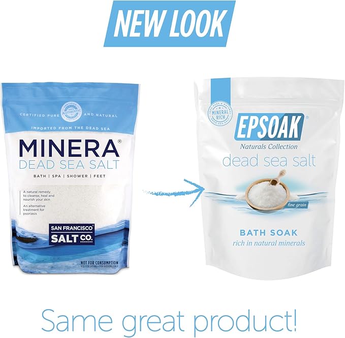 Epsoak Dead Sea Salt - 2 lb. Bag Fine Grain