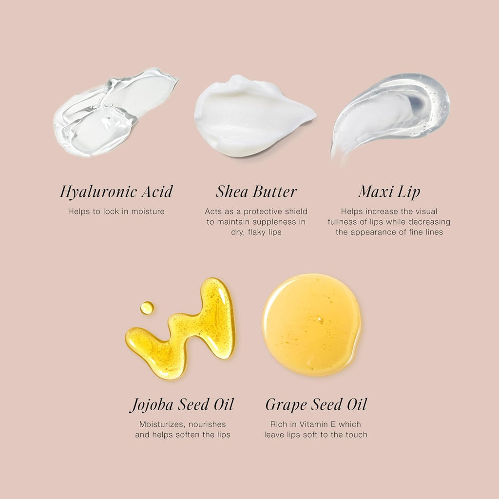 Jouer Conditioning & Repairing Lip Mask – Overnight Lip Mask for Dry Lips - Moisturizing Lip Balm - Maxi Lip for Plumper Lips and Visual Fullness - with Jojoba Oil and Grapeseed Oil for Hydration