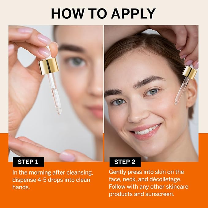 Vitamin C Face Serum: Anti Aging Facial Super Vit C Serum with Ferulic Acid Pure L-Ascorbic Acid, Vitamin E and Hyaluronic Acid for Dark Spots and Skin Care