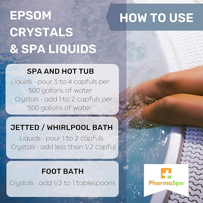 Nature: Spa and Bath Crystals with All-Natural Extracts - 385 g/13 oz – Epsom Bath Salt for Hot Tub Aromatherapy and Relaxation – Gluten Free, Parabens Free, Cruelty Free (Escape)