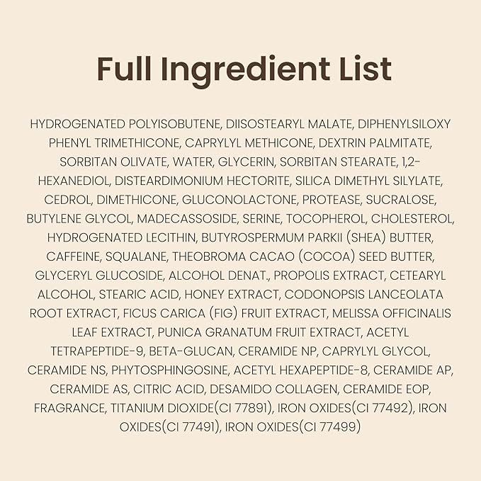 CNP Honey Lip Butter - Propolis Lipcerin™ 06 Caramel Latte, Café Edition, Hydrating Overnight Manuka Lip Balm & Mask, 12hrs Long-lasting Moisture, Gifts for Women, Korean Skin Care, 0.5 fl.oz.