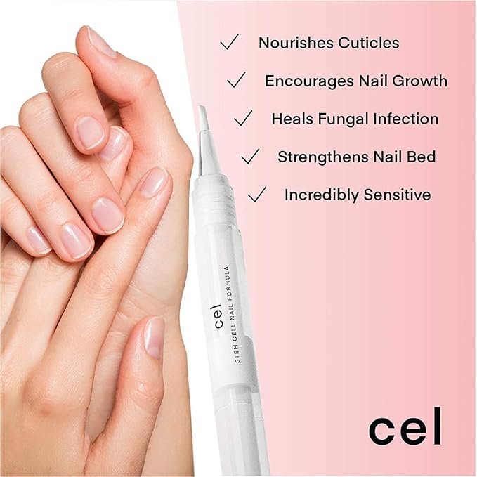 cel MD Cuticle Oil Pen Nail Strengthener Repair Serum – Nail Repair For Damaged Nails – Helps Repair & Nourish Cracked Nails and Rigid Dry Cuticles - Set of 2