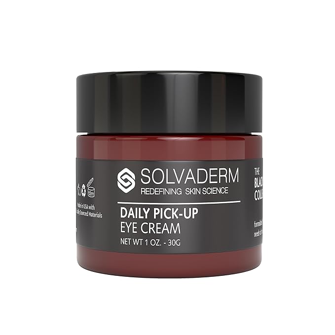 Solvaderm Blackstone Collection Men’s Face Cream – Anti-Aging Moisturizer for Men with Peptides & Antioxidants – Hydrating, Firming, Non-Greasy Daily Skincare for All Skin Types – 1 oz
