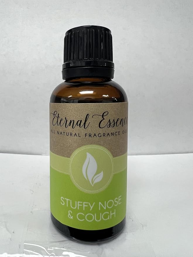 Eternal Essence Oils Stuffy Nose & Cough 30ml All Natural Fragrance Oil - for Candle, Soap Making, Aromatherapy, Diffusers, Home Care, & Humidifiers