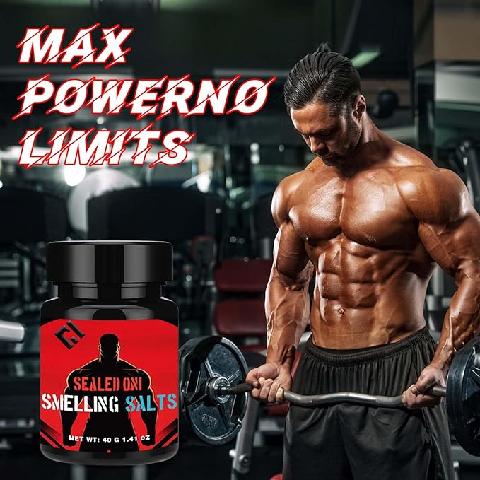 Smelling Salts,Smelling Salts for Athletes in Powerlifting, Hockey, Football & More, Instant Energy Boost, Enhanced Focus & Motivation,40G(Sealed Oni)-02 (1, Sealed Oni-red) (Sealed Oni) (Sealed Oni)