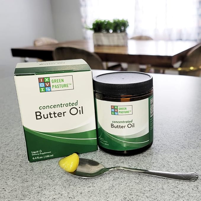 Green Pasture Concentrated Butter Oil Liquid - 6.4 fl. oz. - CLA- Vitamin A (6.4 oz.)