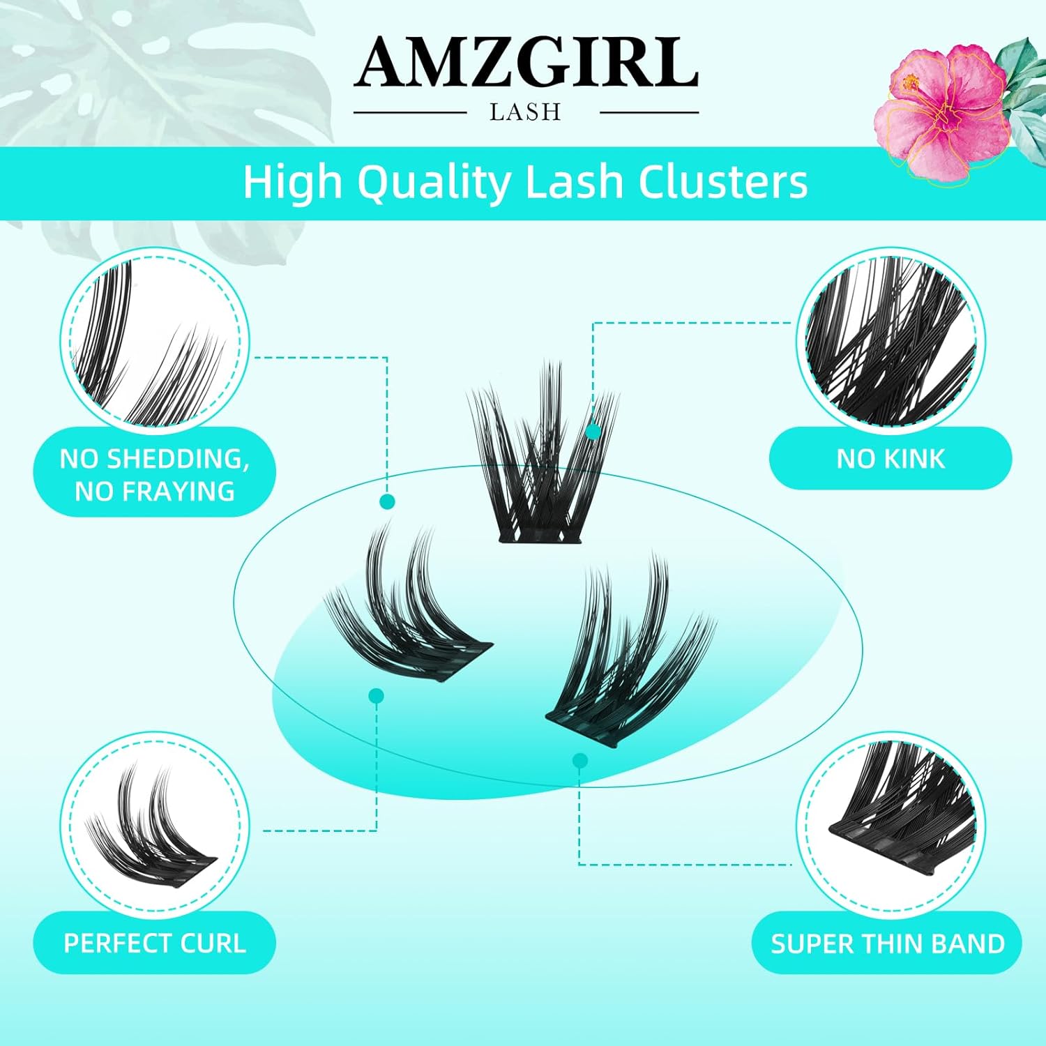 Lash Clusters Wet Look 168Pcs Eyelash Cluster Ultra-Thin Lash Band Eyelashes Extensions Spiky Anime Wide Span Lashes(Orchid,C-Mix10-18mm)
