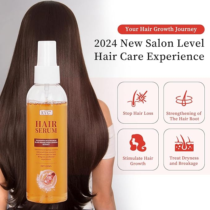 KVG Hair Growth Spray & Hair Mask for Women Men Strengthen Weak Hair & Stop Hair Loss