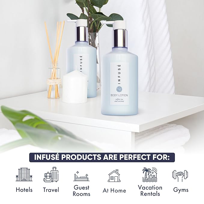 Terra Pure Infuse Lotion, Retail Size Hotel Amenities, 10.14 oz. (Single)