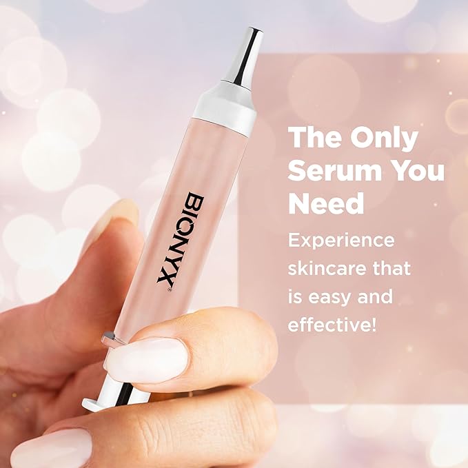 Bionyx Rhodium Wrinkle Syringe - Anti Aging Serum for Face - Hydrating Serum for All Skin Types - 0.53 Fl. Oz.
